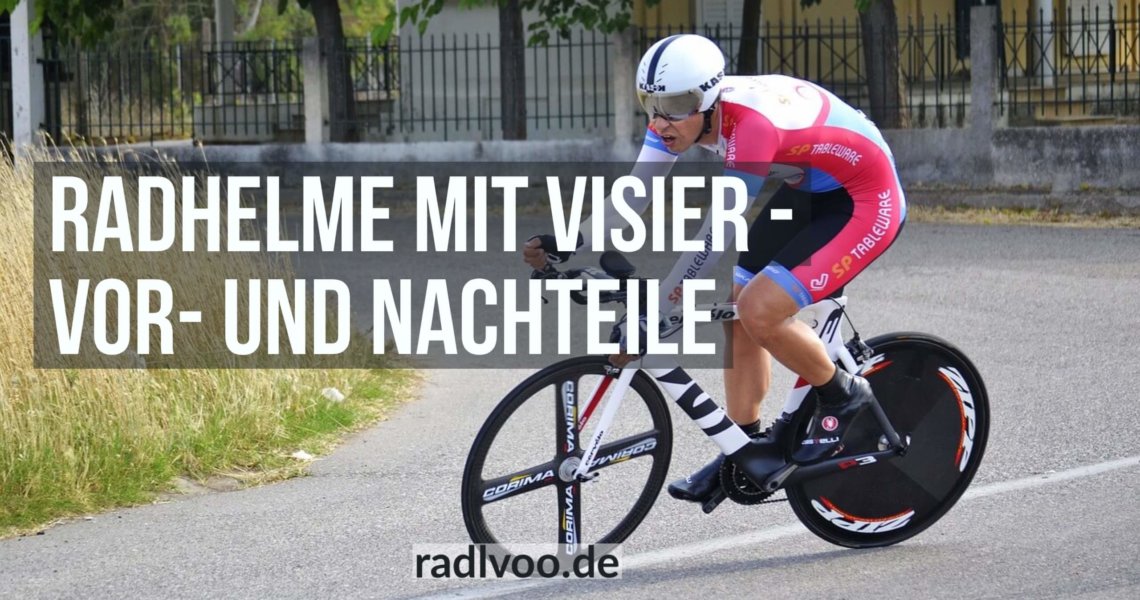 Radlhelme mit Visier
