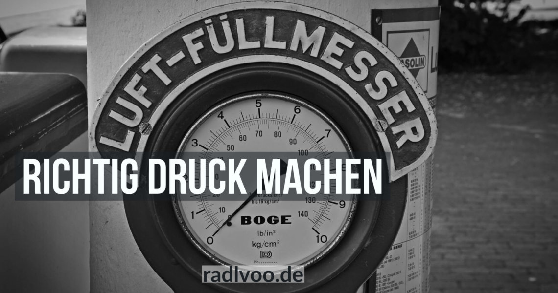 richtiger Luftdruck